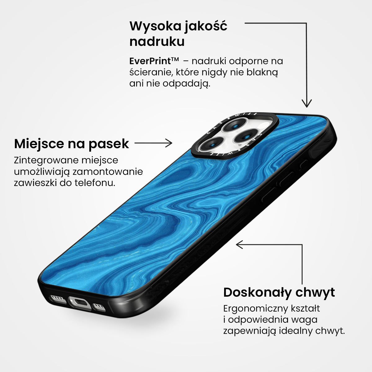 Blue Agate Texture 07 - Etui