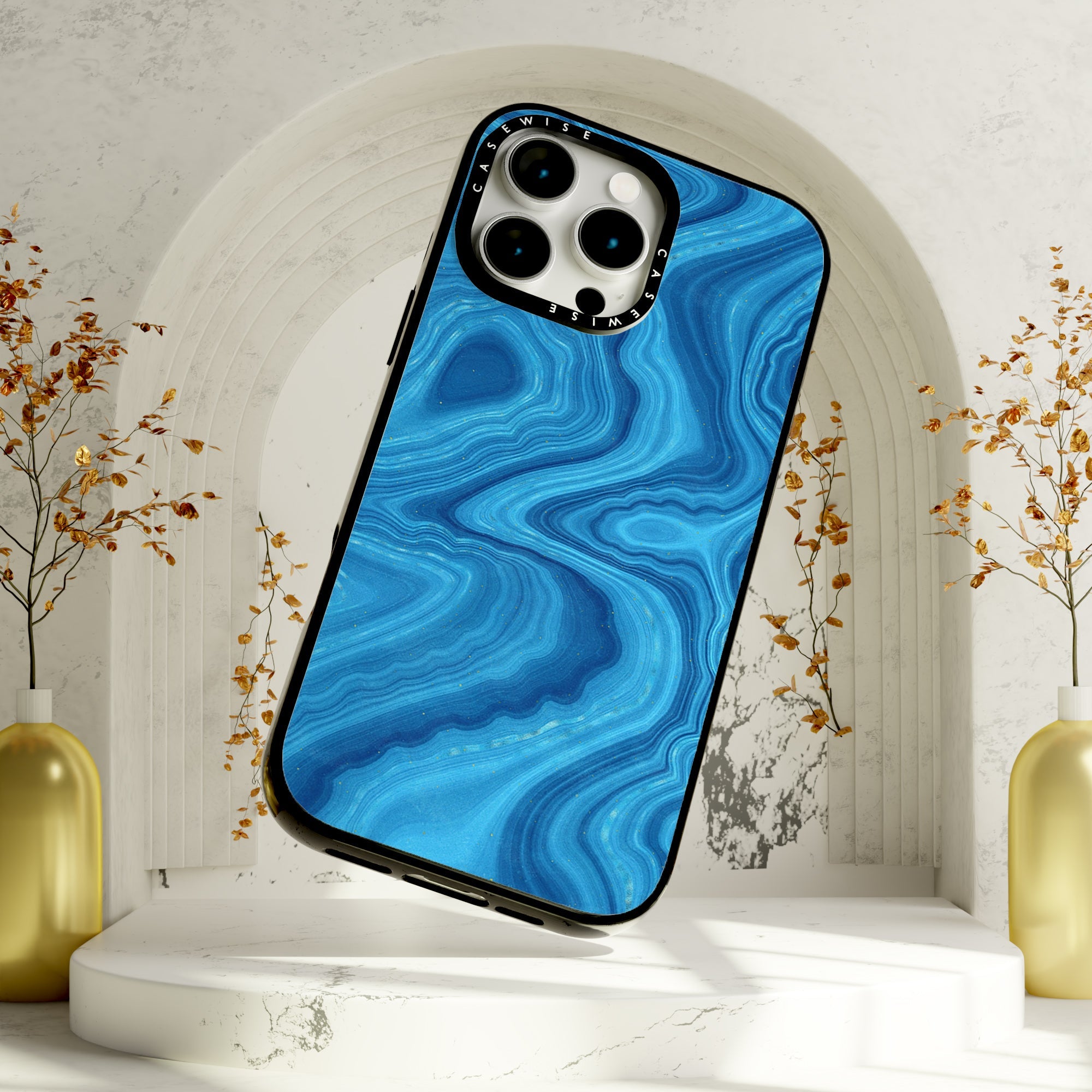 Blue Agate Texture 07 - Etui