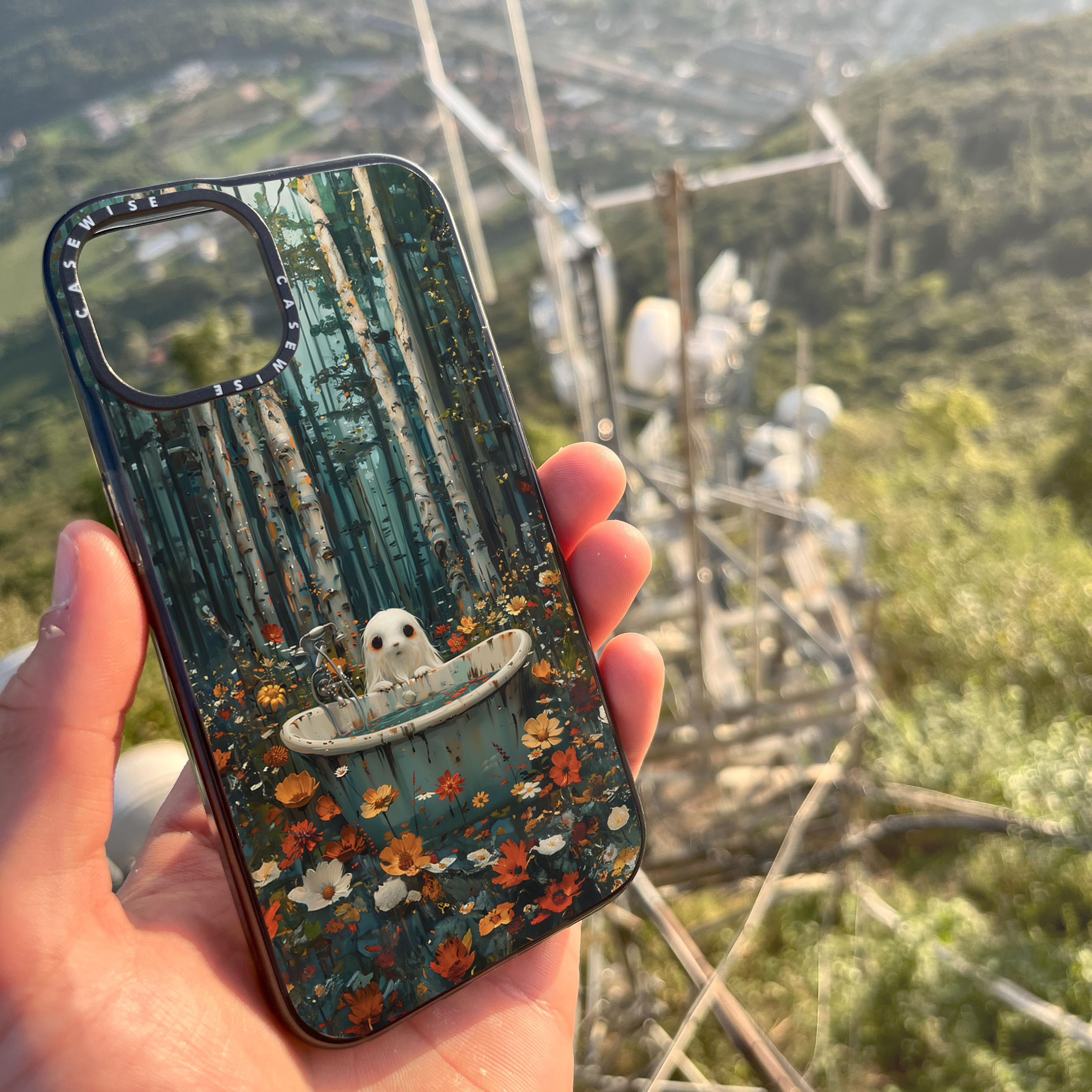 Bathtube Ghost in Forest - Etui