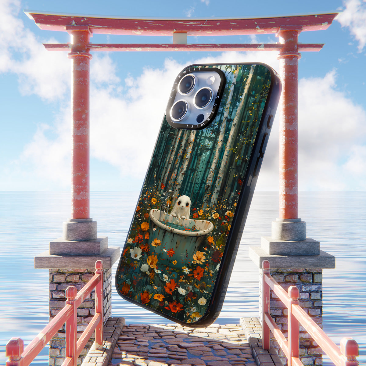 Bathtube Ghost in Forest - Etui