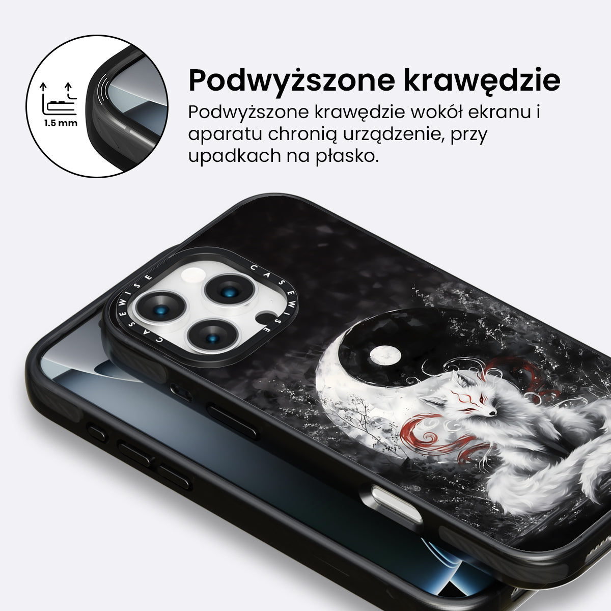 Kitsune Yin and Yang Neu - Etui