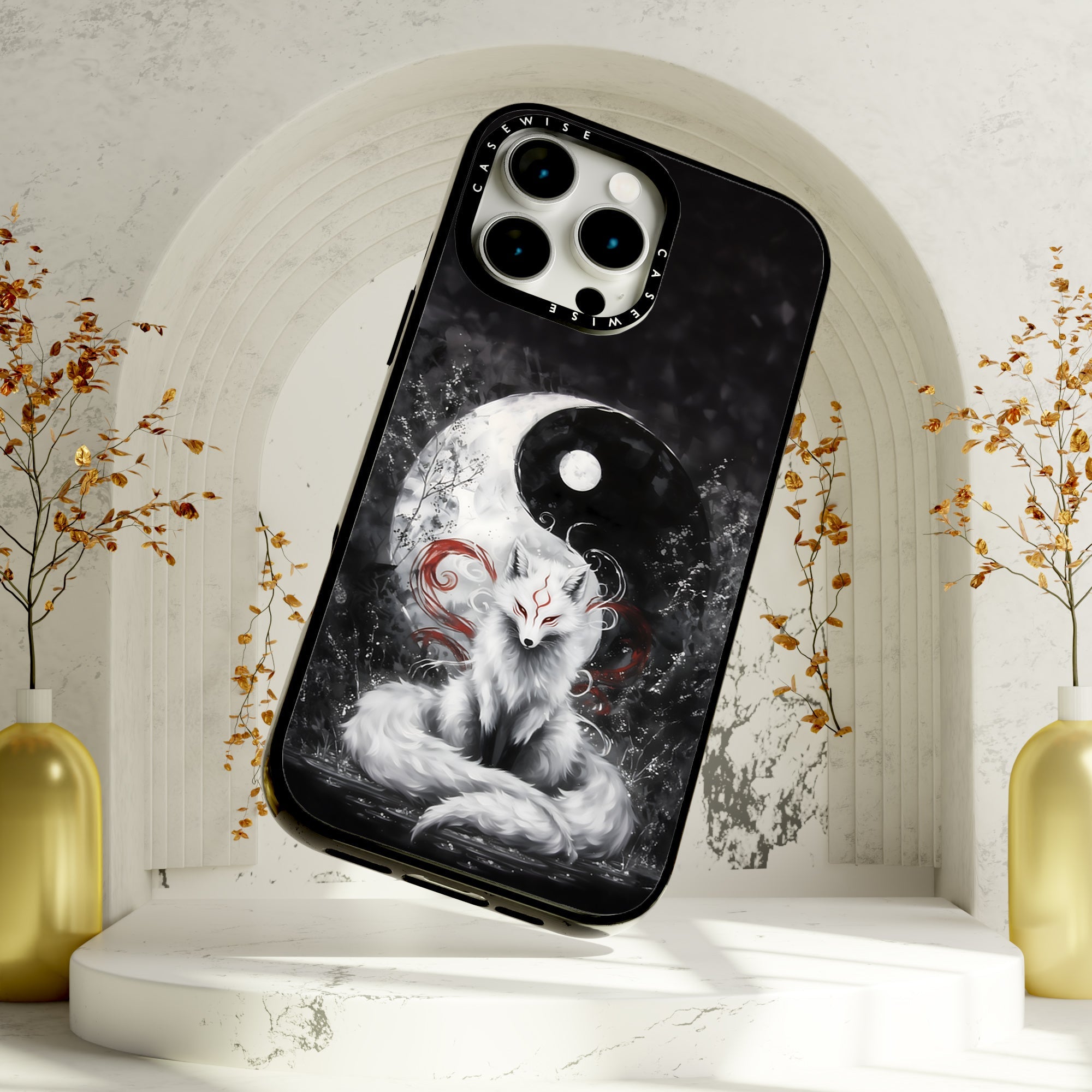 Kitsune Yin and Yang Neu - Etui