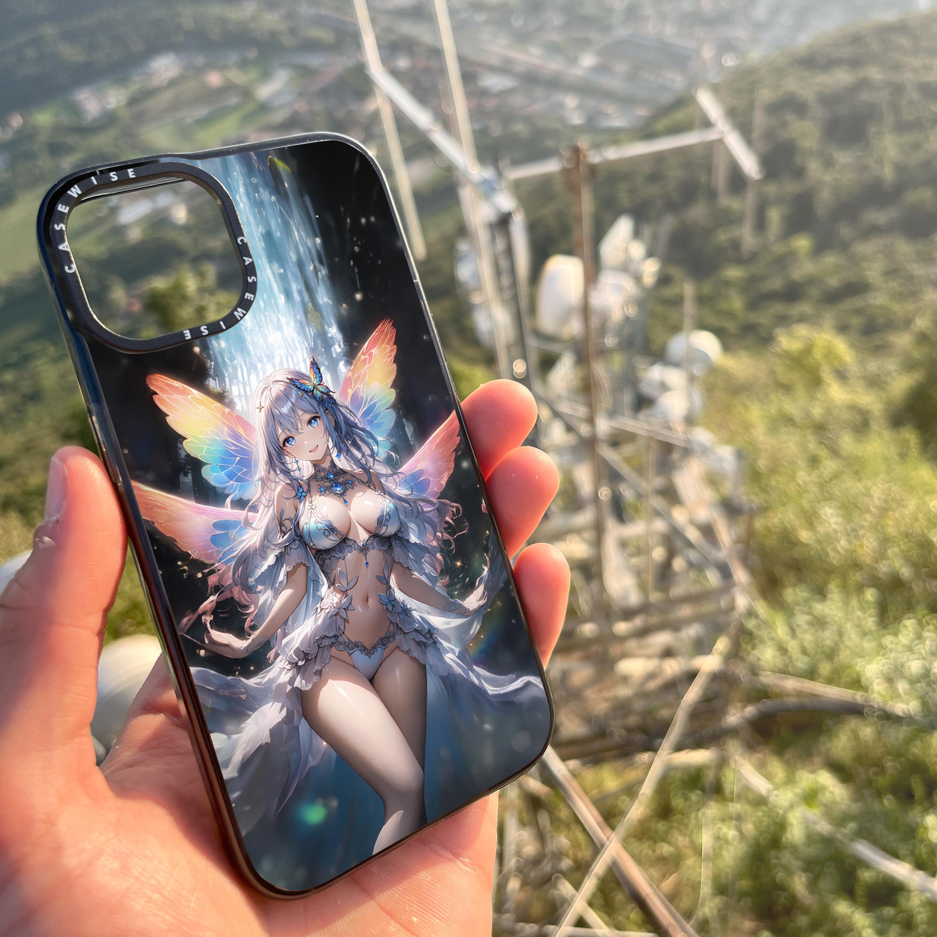 Butterfly Anime Manga Girl - Etui