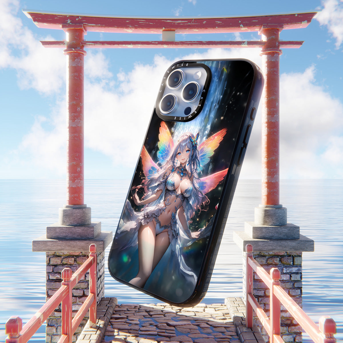 Butterfly Anime Manga Girl - Etui