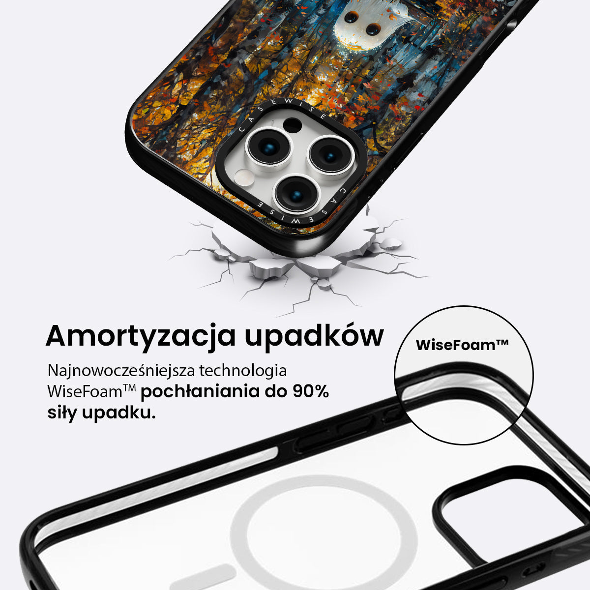 Cute Ghost in August Forest - Etui