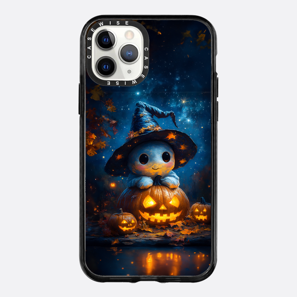 Cute Baby Ghost on Pumpkin - Etui