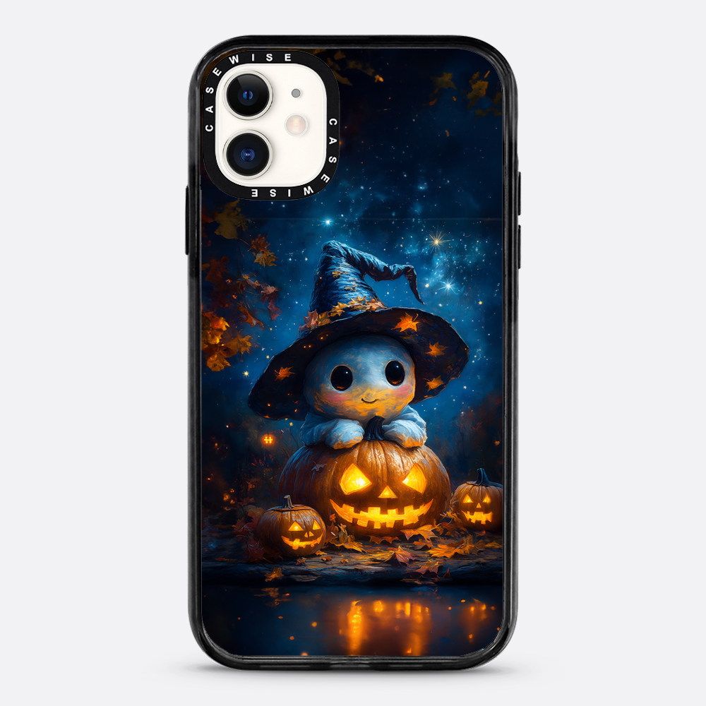 Cute Baby Ghost on Pumpkin - Etui
