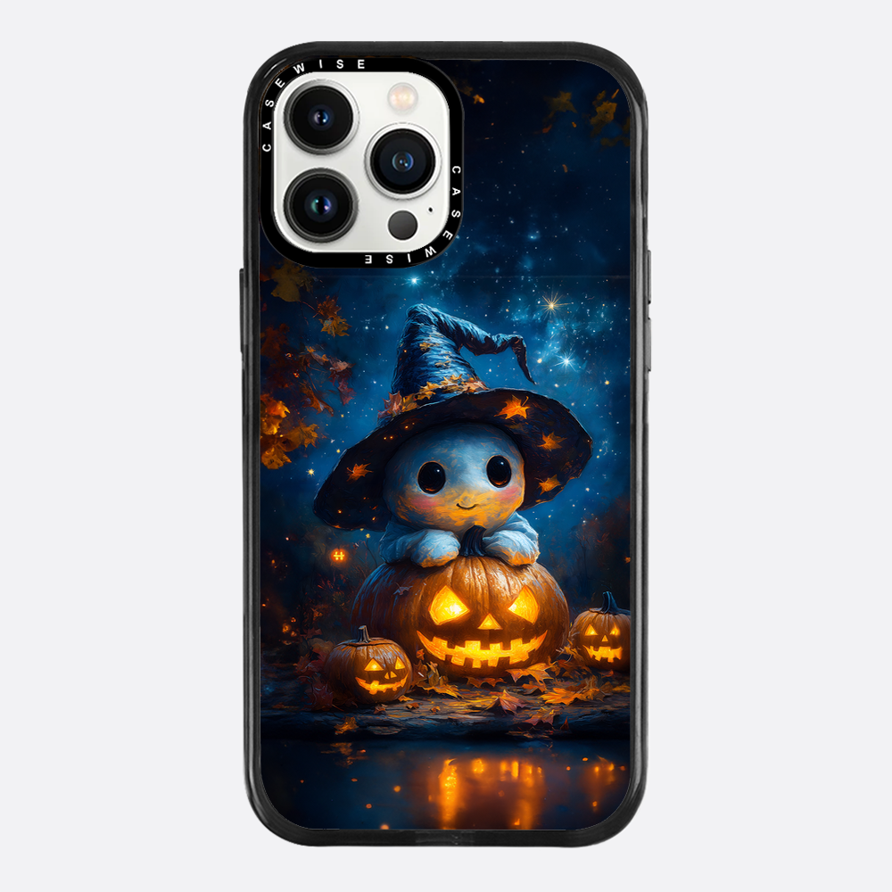 Cute Baby Ghost on Pumpkin - Etui