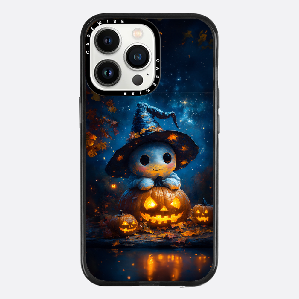 Cute Baby Ghost on Pumpkin - Etui