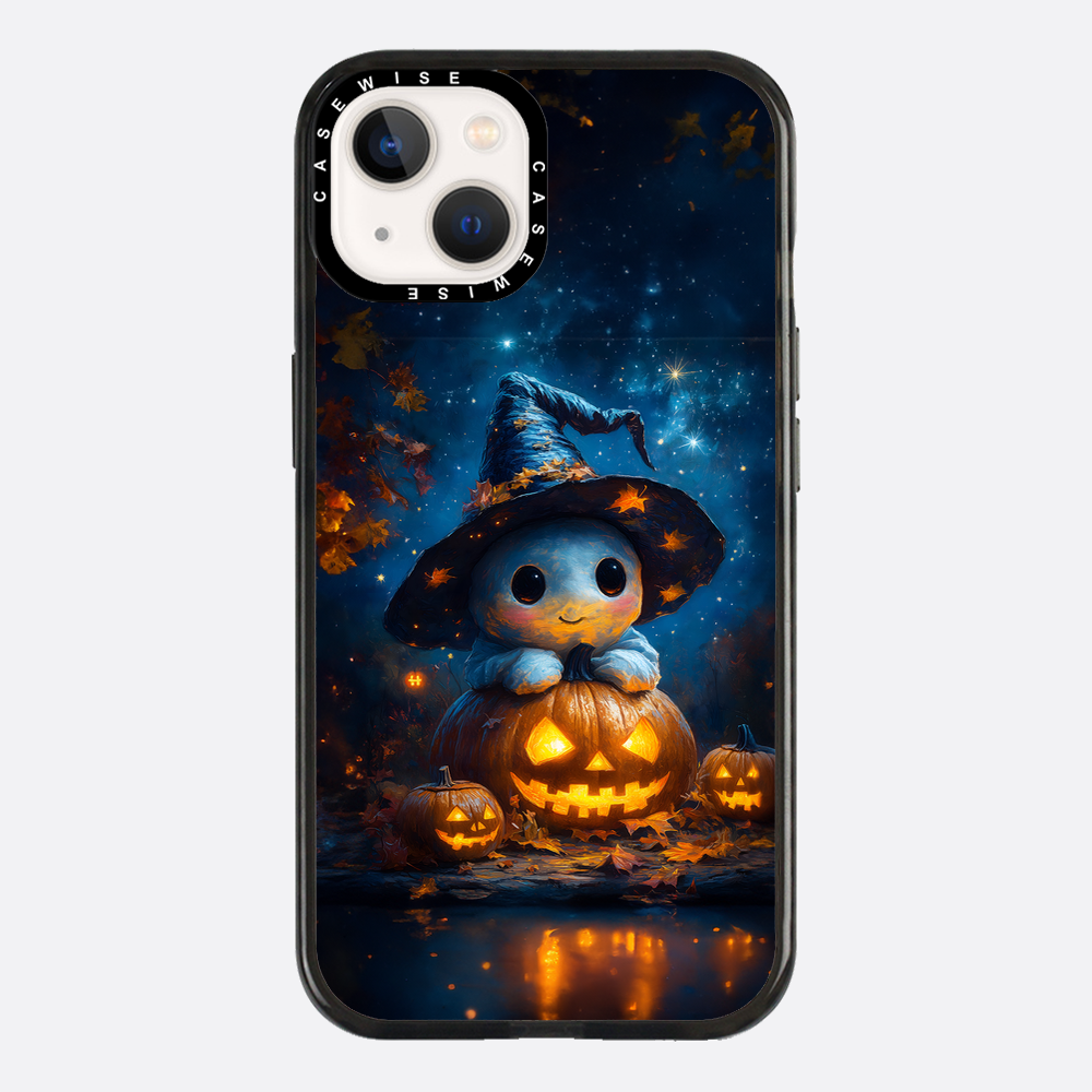 Cute Baby Ghost on Pumpkin - Etui