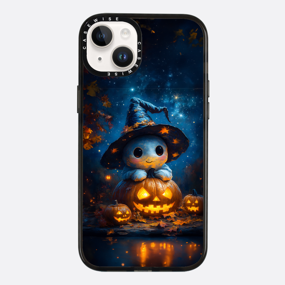 Cute Baby Ghost on Pumpkin - Etui