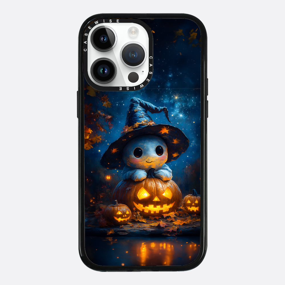 Cute Baby Ghost on Pumpkin - Etui