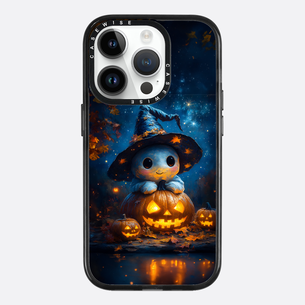 Cute Baby Ghost on Pumpkin - Etui