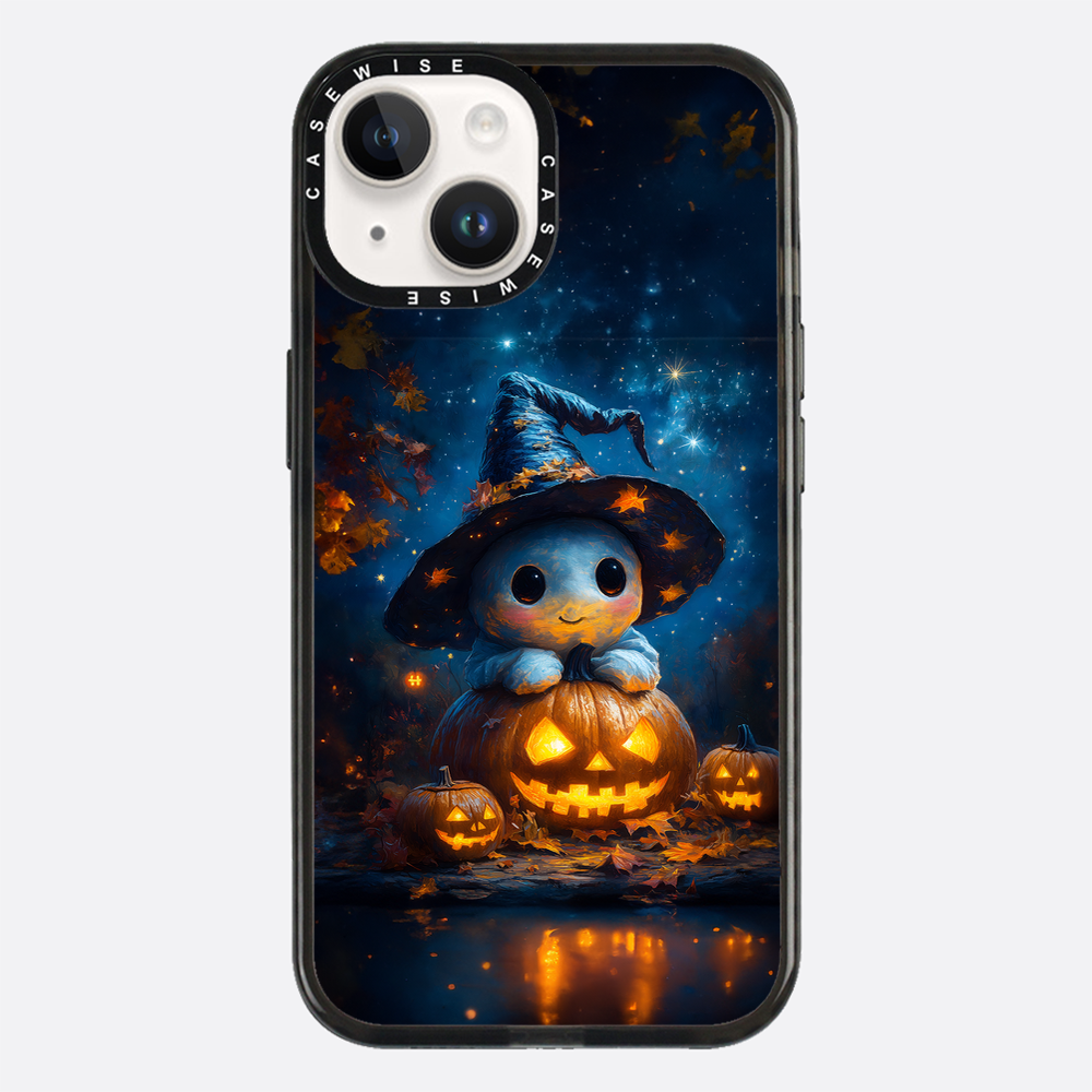 Cute Baby Ghost on Pumpkin - Etui