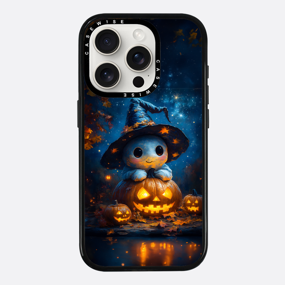 Cute Baby Ghost on Pumpkin - Etui