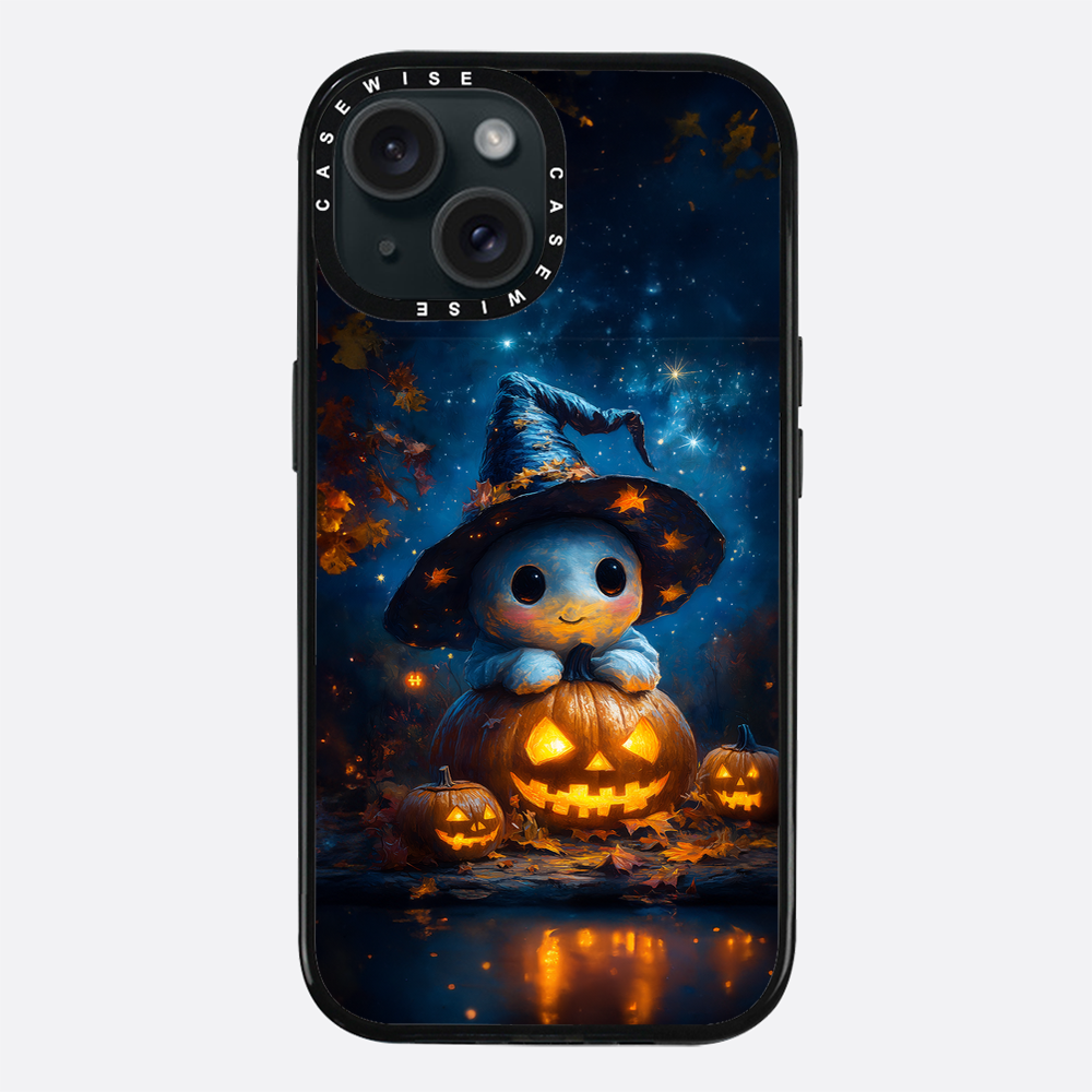 Cute Baby Ghost on Pumpkin - Etui