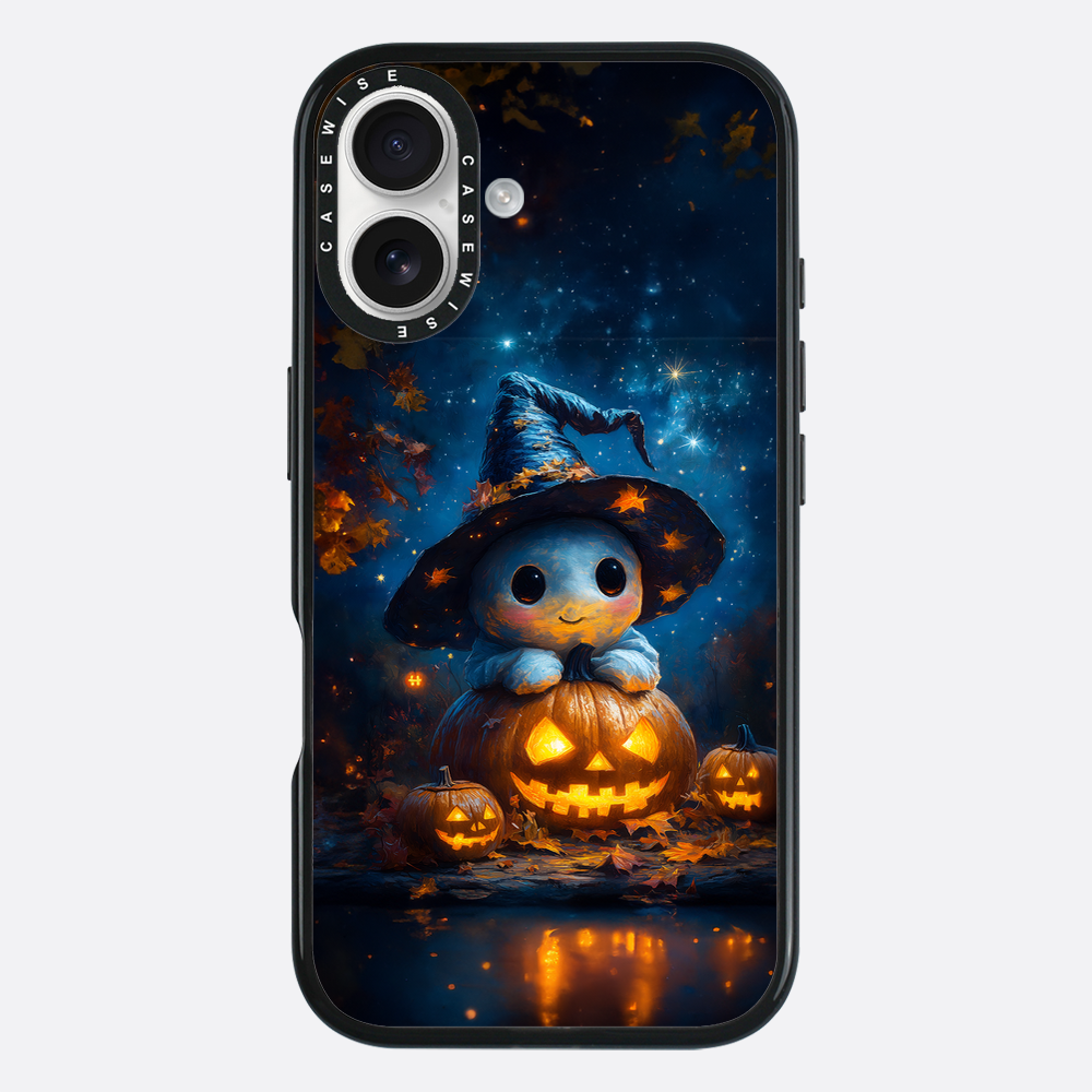 Cute Baby Ghost on Pumpkin - Etui
