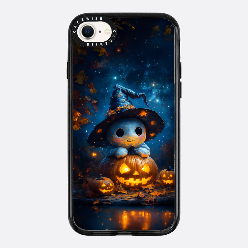 Cute Baby Ghost on Pumpkin - Etui