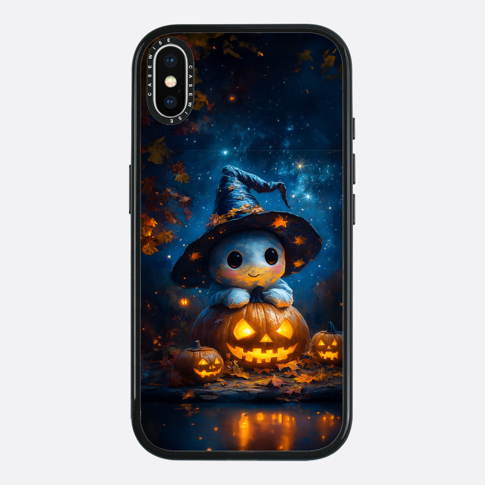 Cute Baby Ghost on Pumpkin - Etui