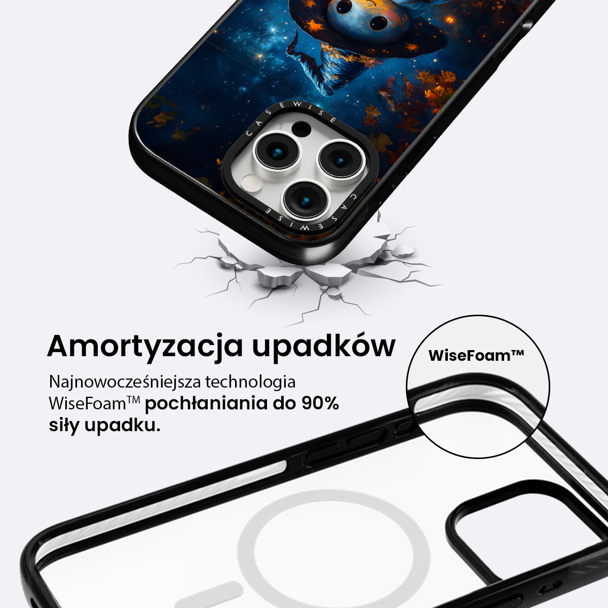 Cute Baby Ghost on Pumpkin - Etui