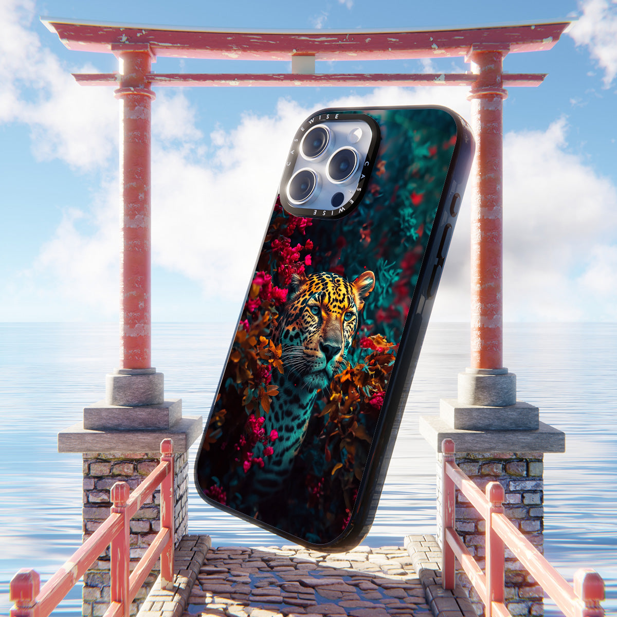 Jaguar in Roses - Etui