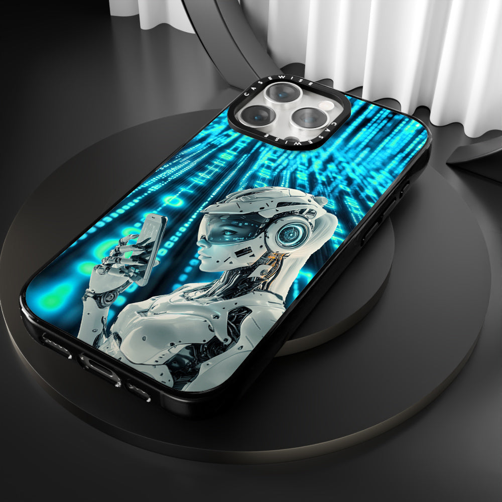 Digital Female Robot Phone - Etui