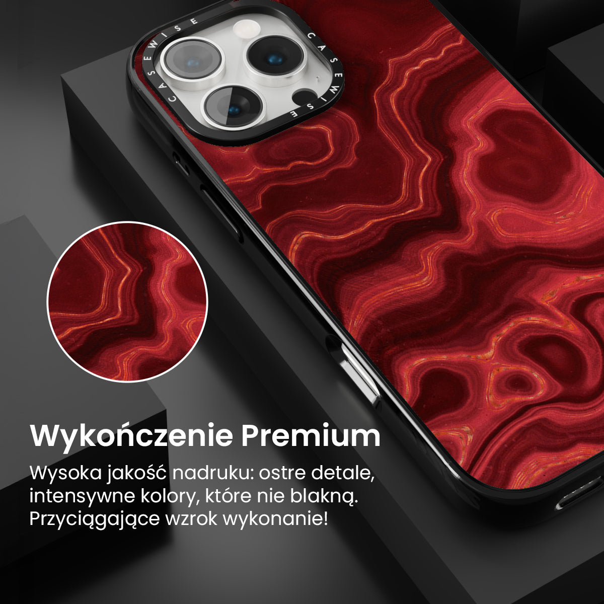 Red Agate Texture 03 - Etui