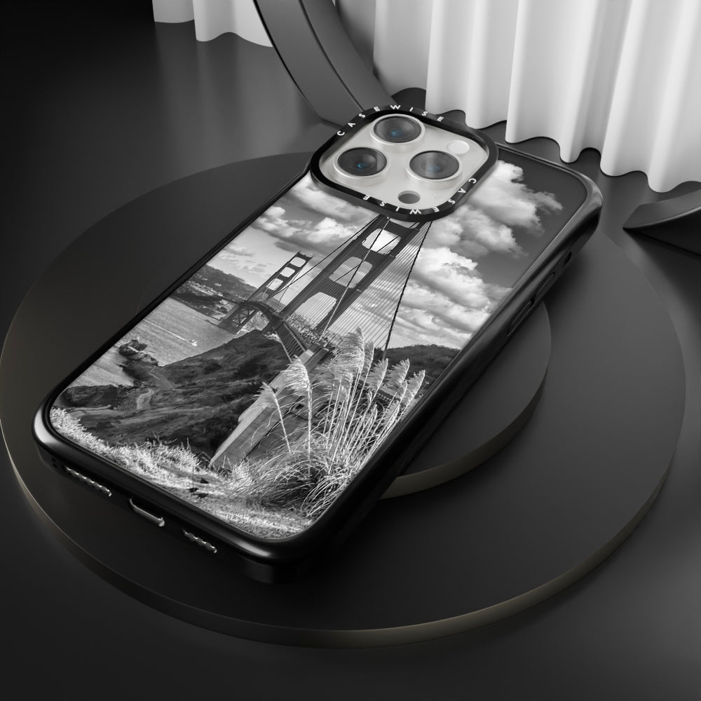 SAN FRANCISCO Golden Gate Bridge | monochrome - Etui