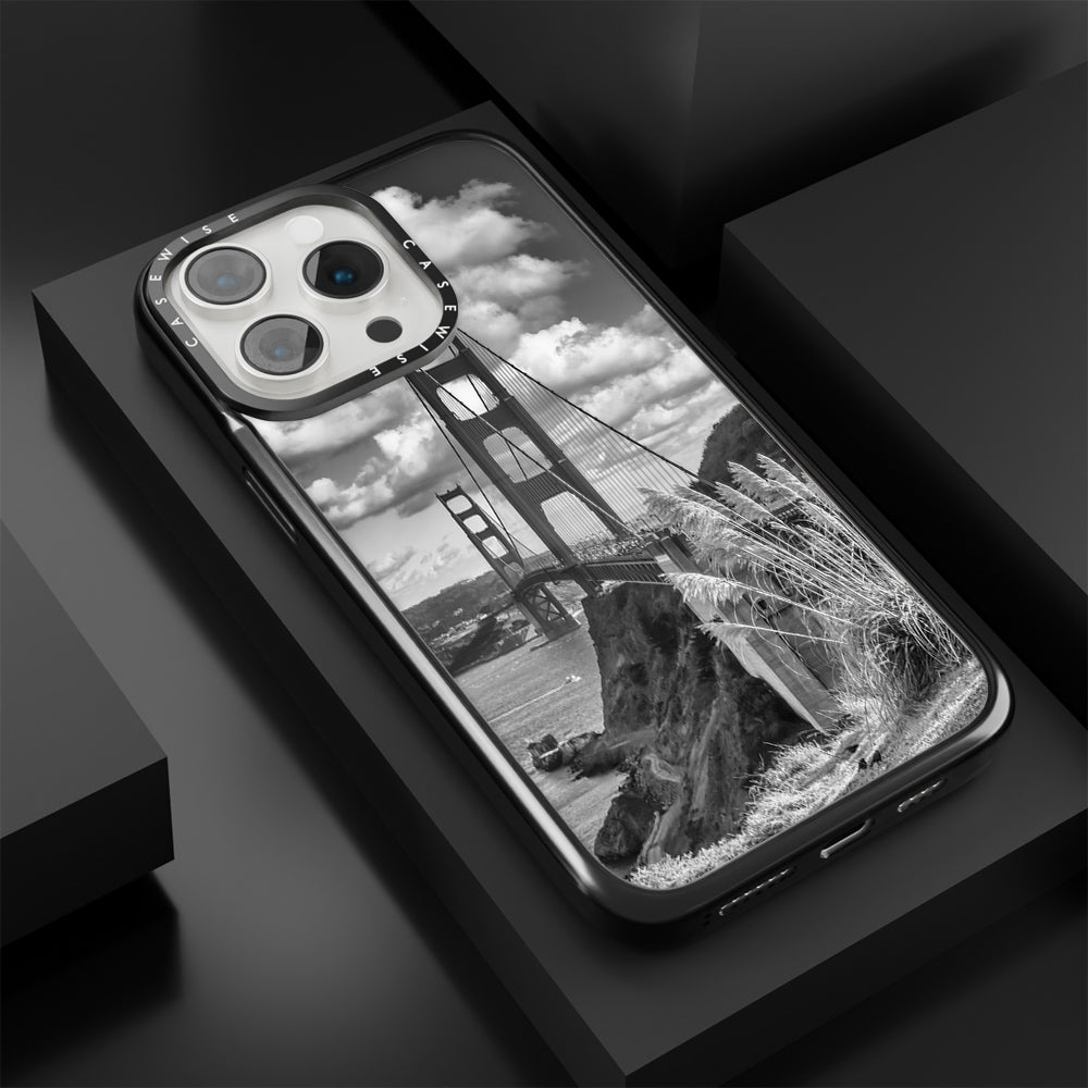 SAN FRANCISCO Golden Gate Bridge | monochrome - Etui