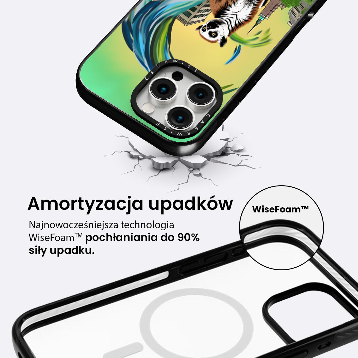 Lemur koroniasty w eko mieście - Etui