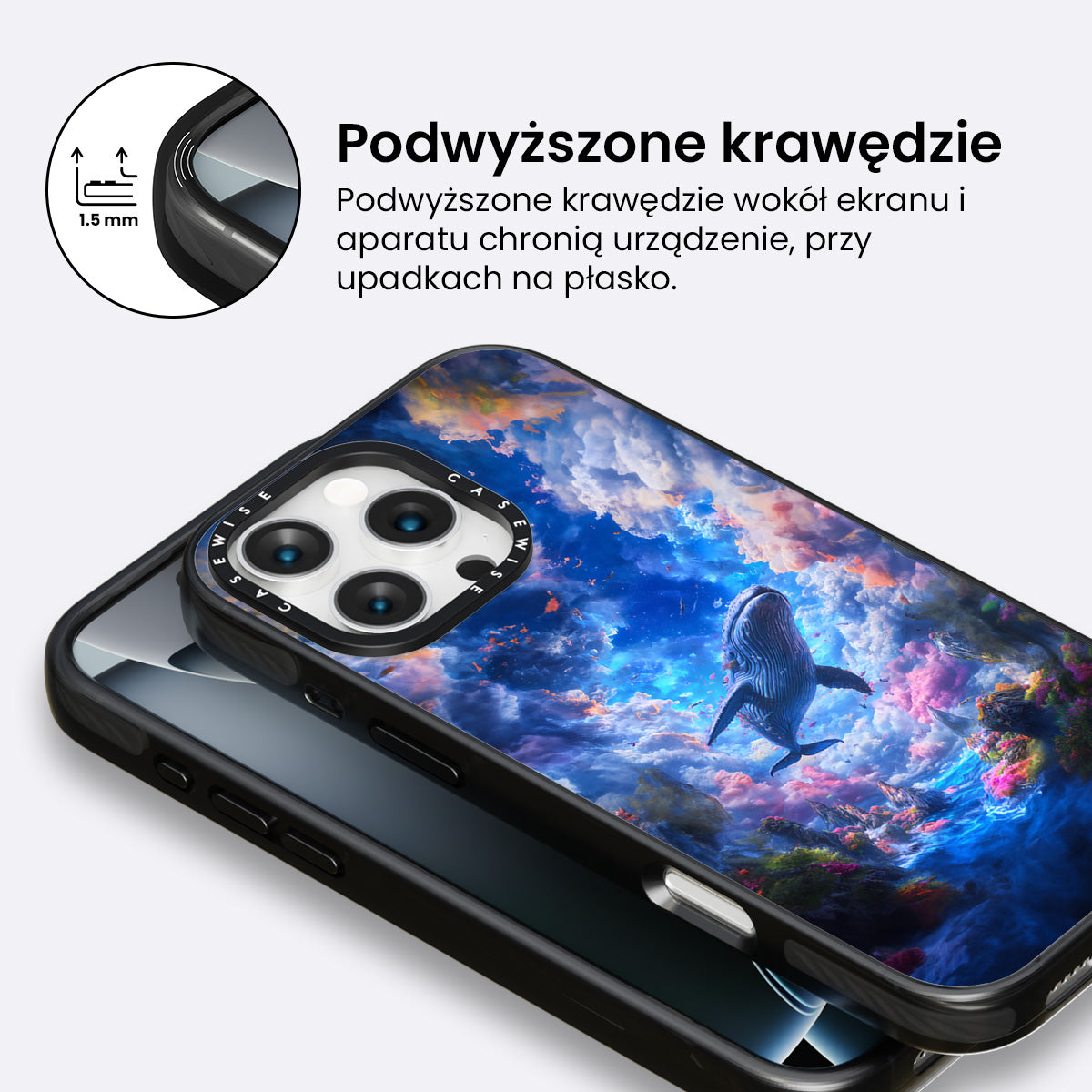 Wieloryb na niebie - Etui