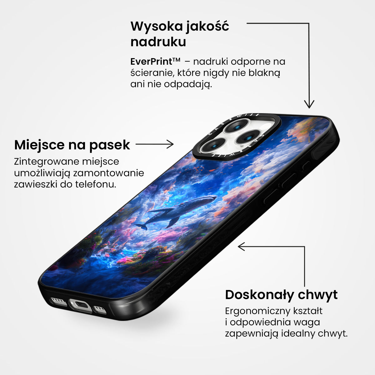 Wieloryb na niebie - Etui