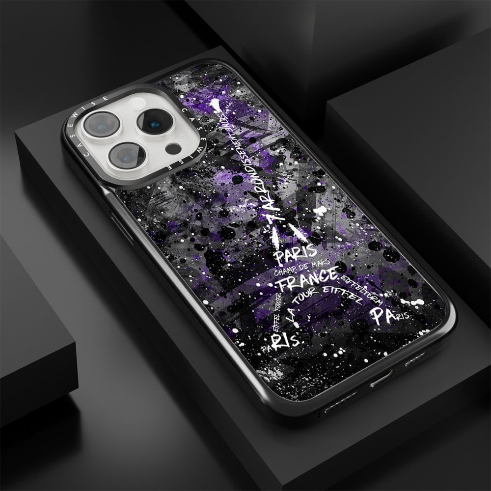 Digital Art Eiffel Tower purple - Etui