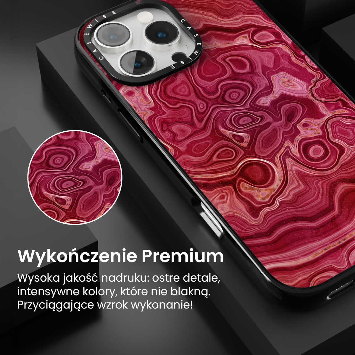 Red Agate Texture 07 - Etui