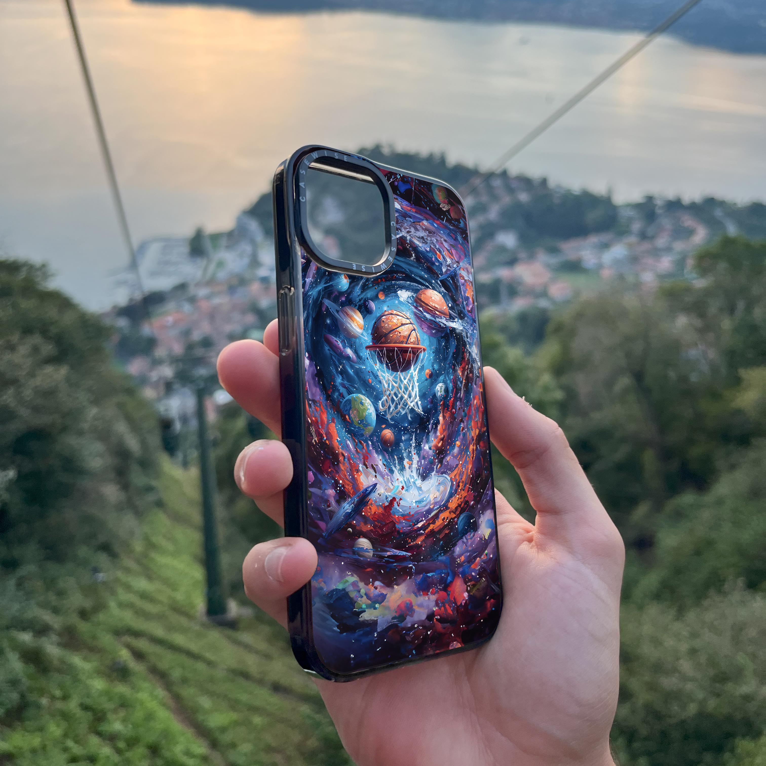Basketball in Galaxy Space - Etui