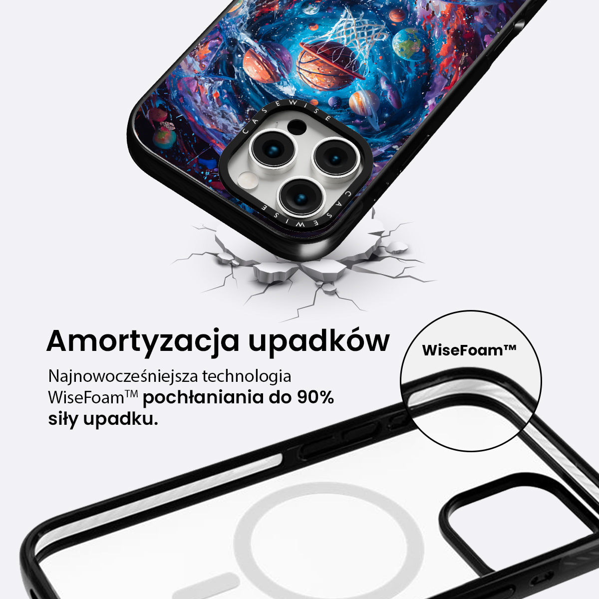 Basketball in Galaxy Space - Etui