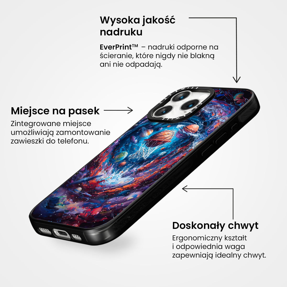 Basketball in Galaxy Space - Etui