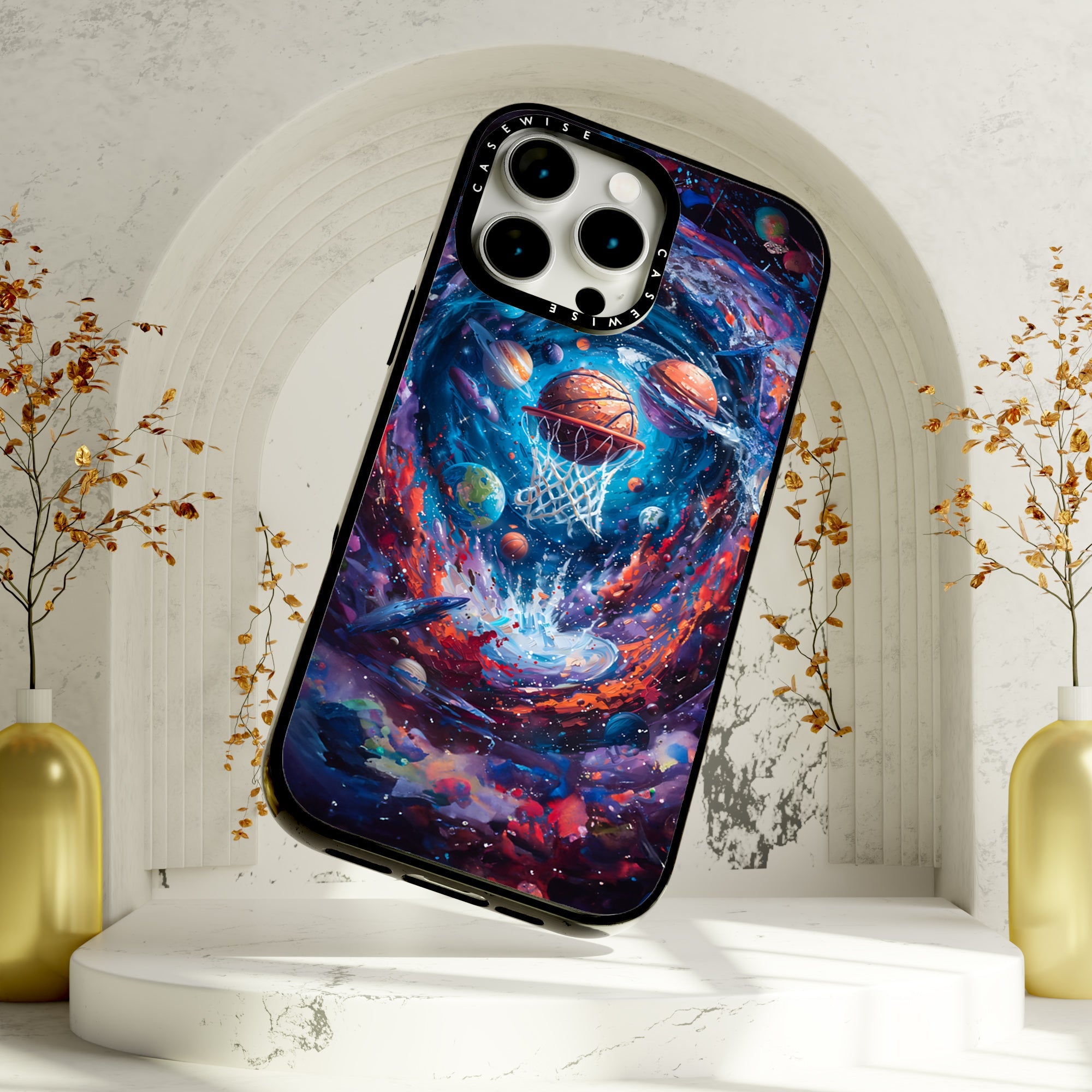Basketball in Galaxy Space - Etui