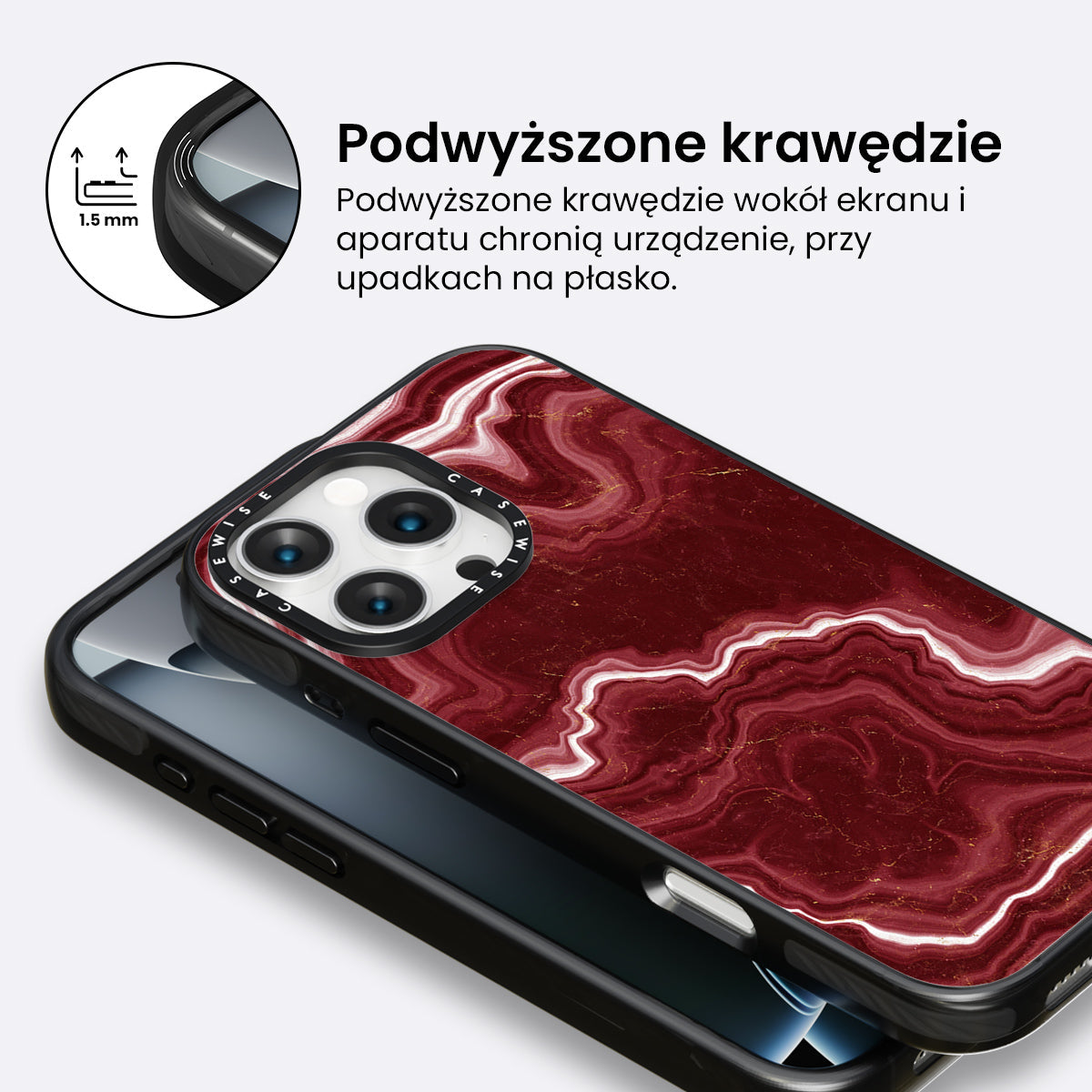 Red Agate Texture 09 - Etui