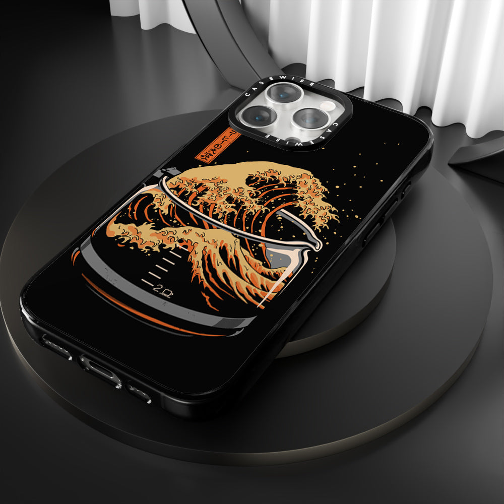 the great wave of coffee - Etui