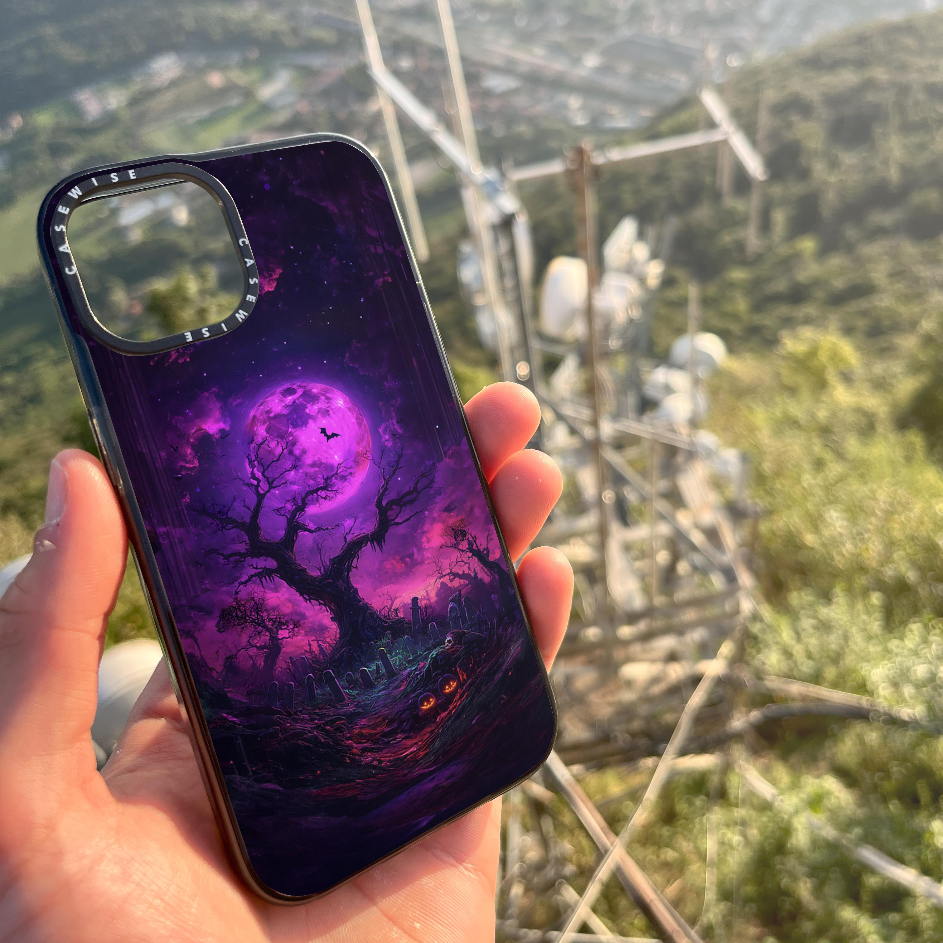 Purple Midnight Tree - Etui