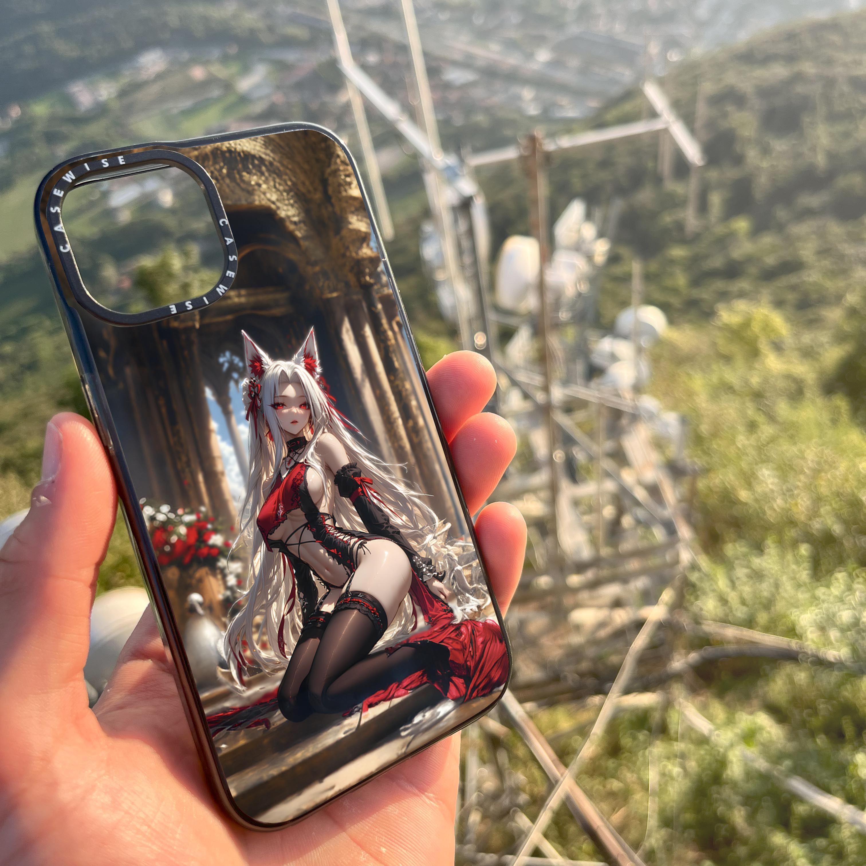 Japanese Anime Fox Girl - Etui