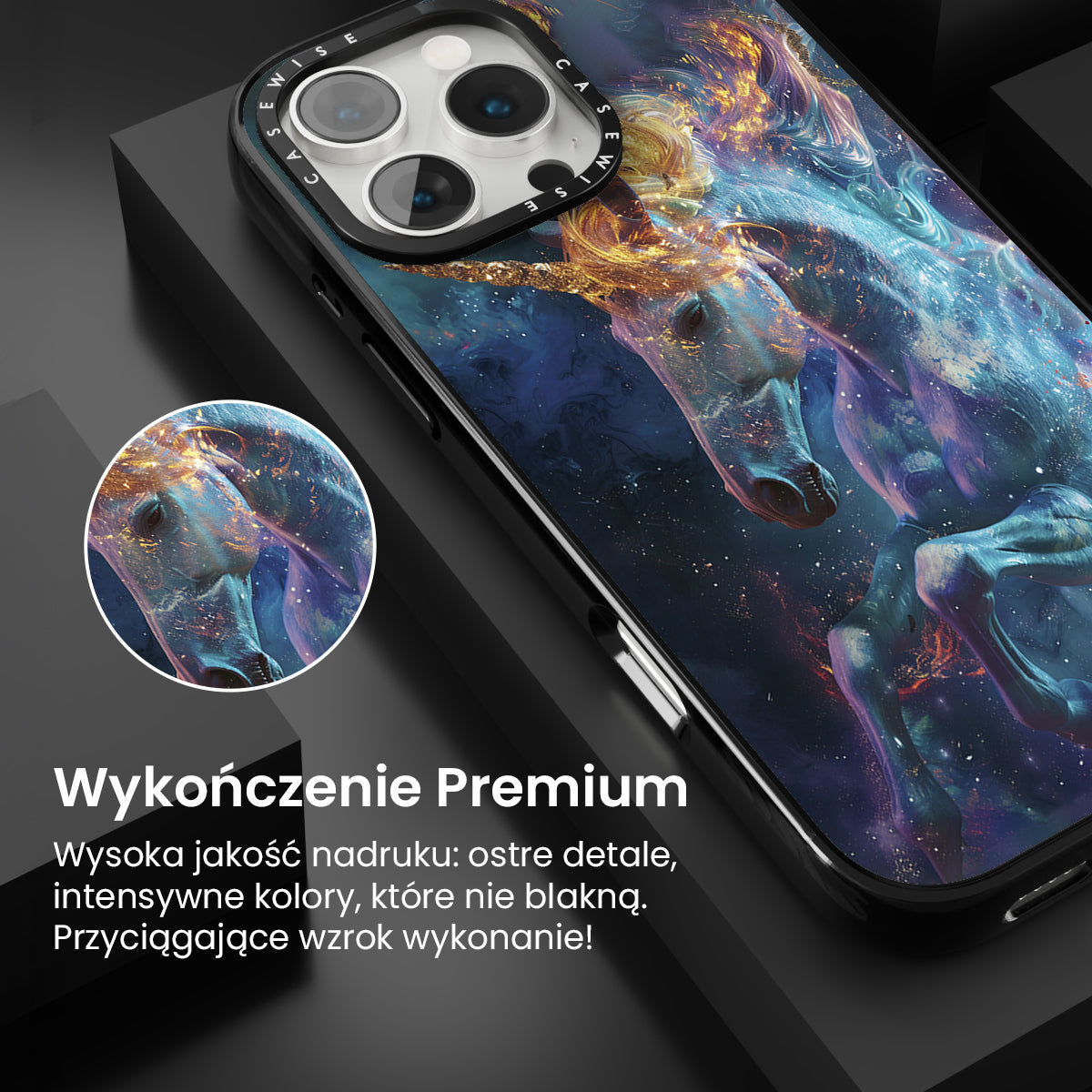 Cosmic Fire Unicorn - Etui