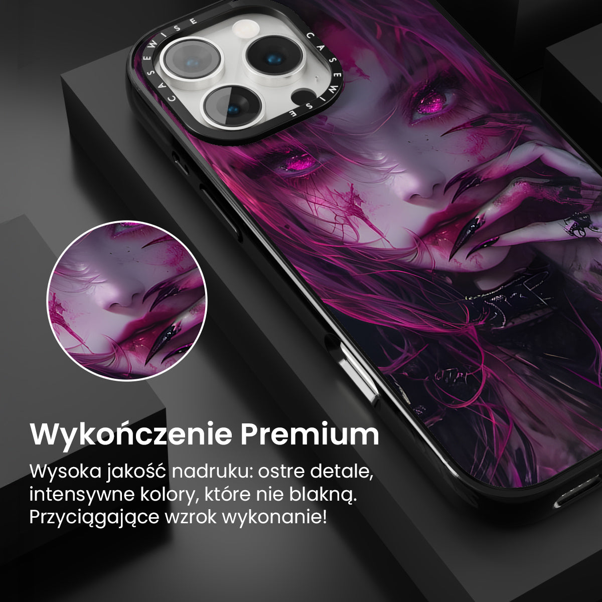 Pink Zombie Girl - Etui