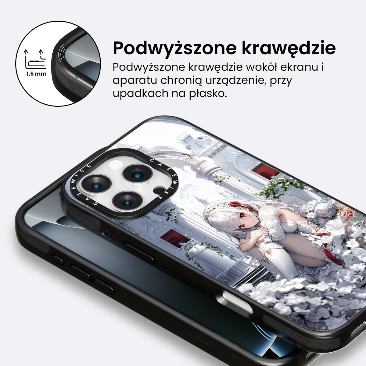 White Flower Girl - Etui
