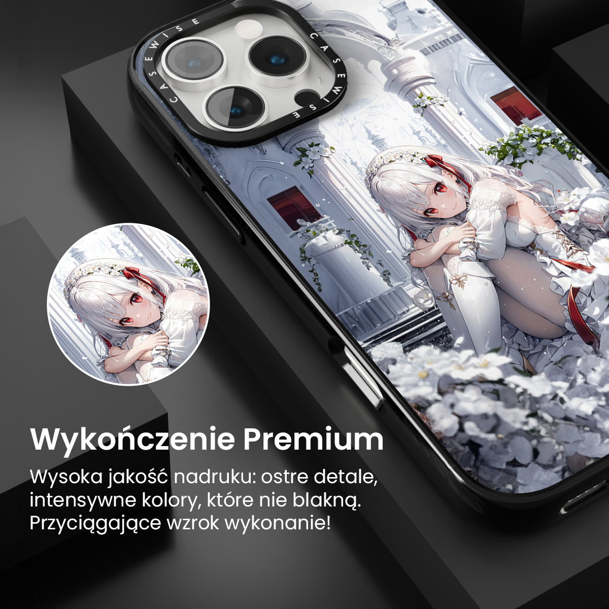 White Flower Girl - Etui