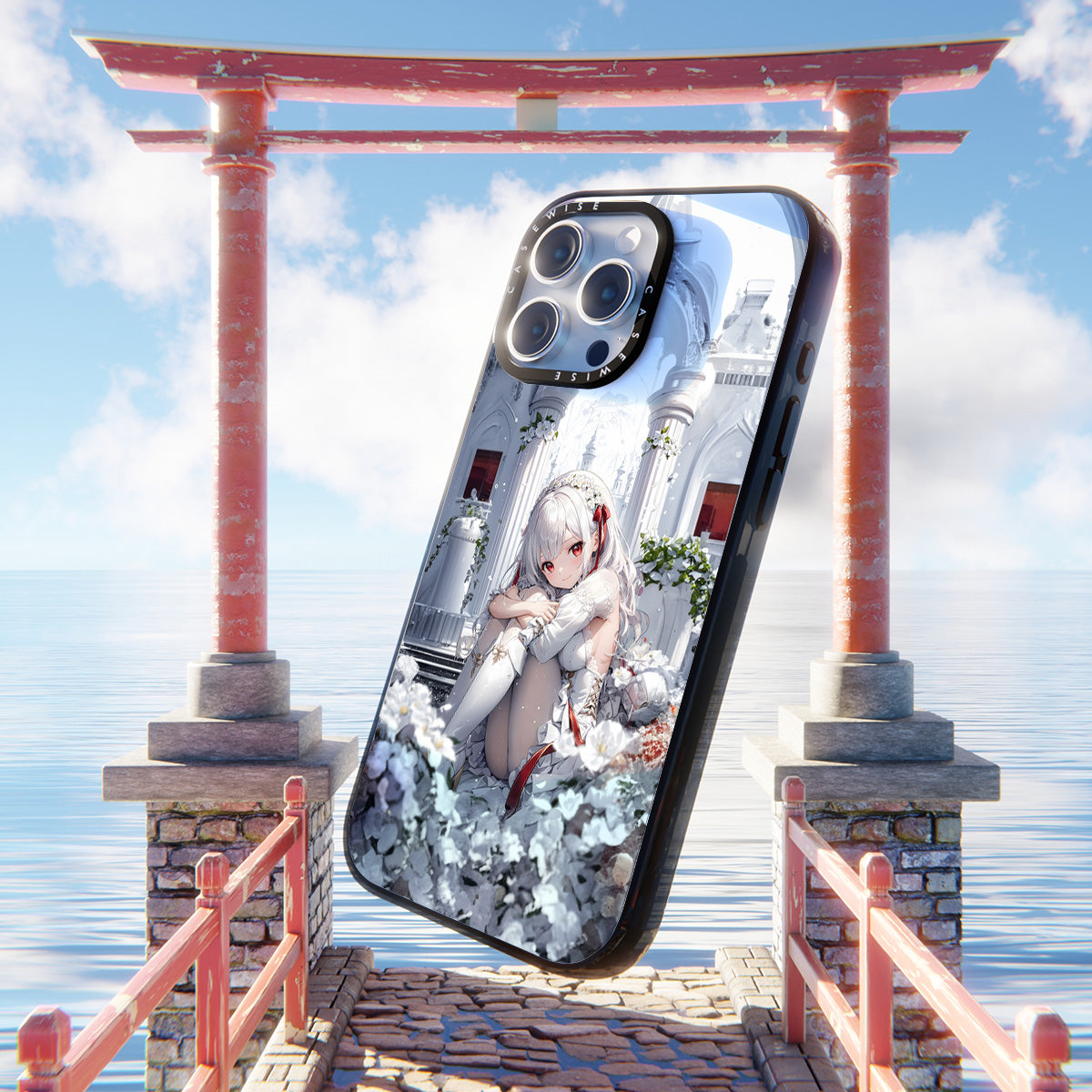 White Flower Girl - Etui