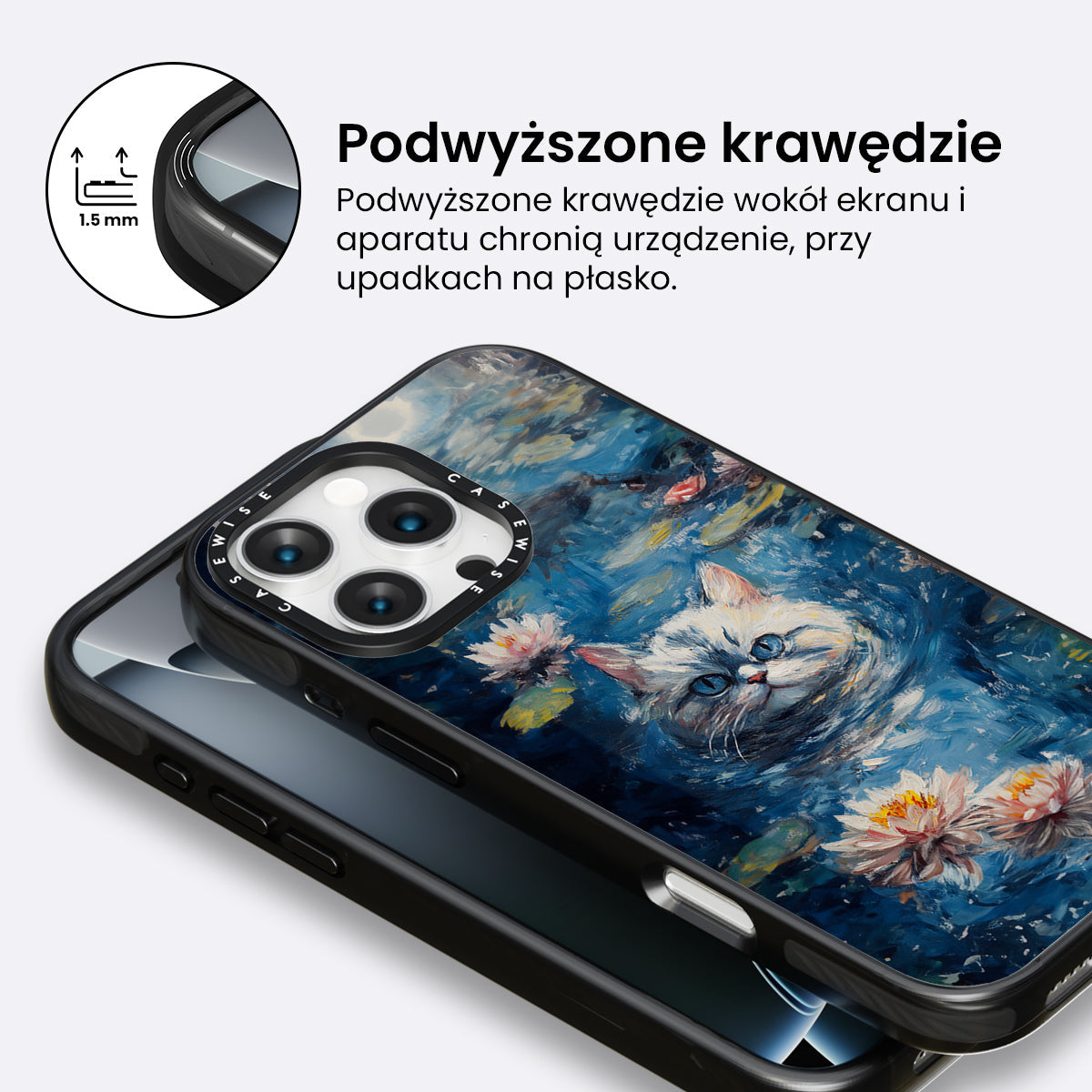 White Pond Cat - Etui
