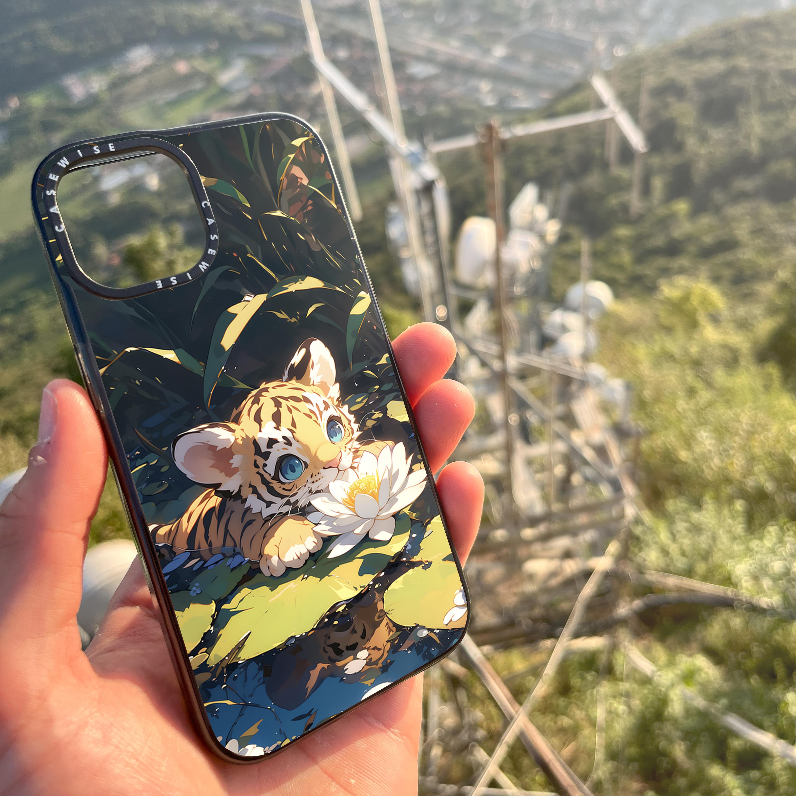 Sweet Anime Tiger Sea Rose - Etui