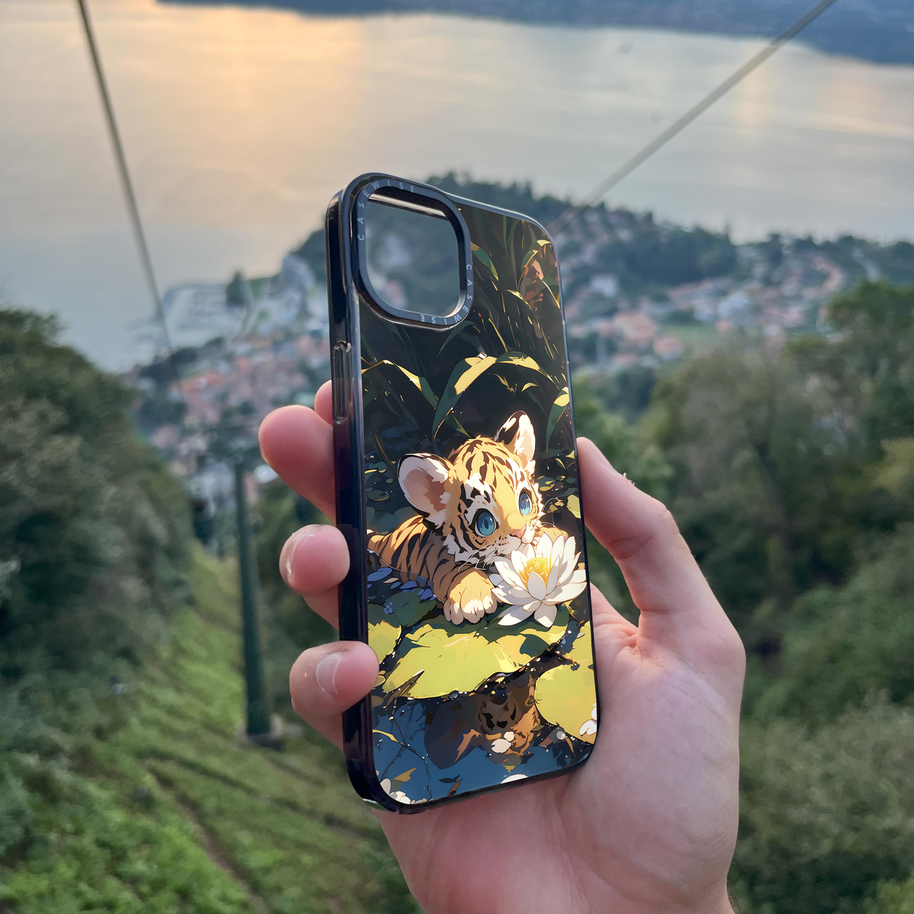 Sweet Anime Tiger Sea Rose - Etui